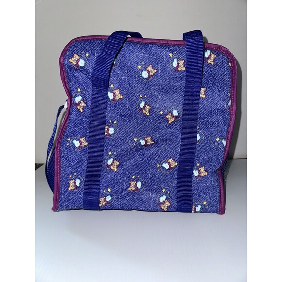 Vintage Ross Similac Baby Teddy Bear Diaper Bag Insulated Blue Hospital Bag - Picture 3 of 7